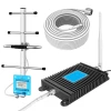 Cell Phone Booster Boosts 5G/4G for Home and Office, 700MHz Band 13 FDD Cell Signal Booster Antenna Kit, FCC Approved