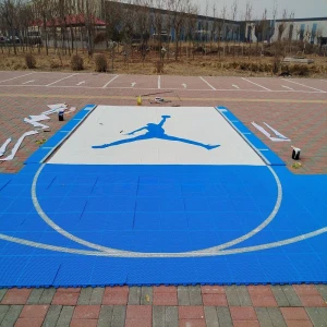 Basketball court pp tiles