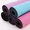 Non-slip natural rubber PU yoga mat with customized design