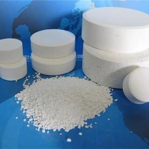 Swimming Pool Water Treatment Chlorine Tablets 200g High Efficient TCCA Trichloroisocyanuric Acid Tablet CAS 87-90-1