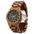 Import Bamboo wood watch custom logo men luxury business wooden three eye wrist quartz watches from China