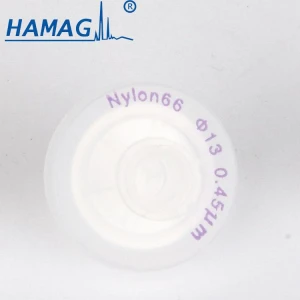 Syringe filter 0.22/0.45 um PTFE/Nylon66/MCE