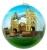 Import Hand-painted glass Christmas ball from China