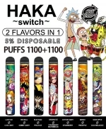 China Factory Wholesale Switch double flavor 2200 puffs plus disposable vape pens
