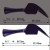 Import MARUKIN-JIRUSHI Temporary Frame Hammer [Black-Cationic Coating] Snak Bent Shape 450mm from Japan