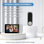 NT601A Video Doorbell with Indoor Monitor