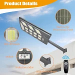 Best Selling Integrated Solar Street Light ABS IP65 Long Endurance Outdoor Waterproof Highway Industrial Park