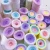 Import Factory Wholesale Melange Space Dye Gradient Color DIY Cotton Crochet Knitting Cake Ball Blended Yarn from China