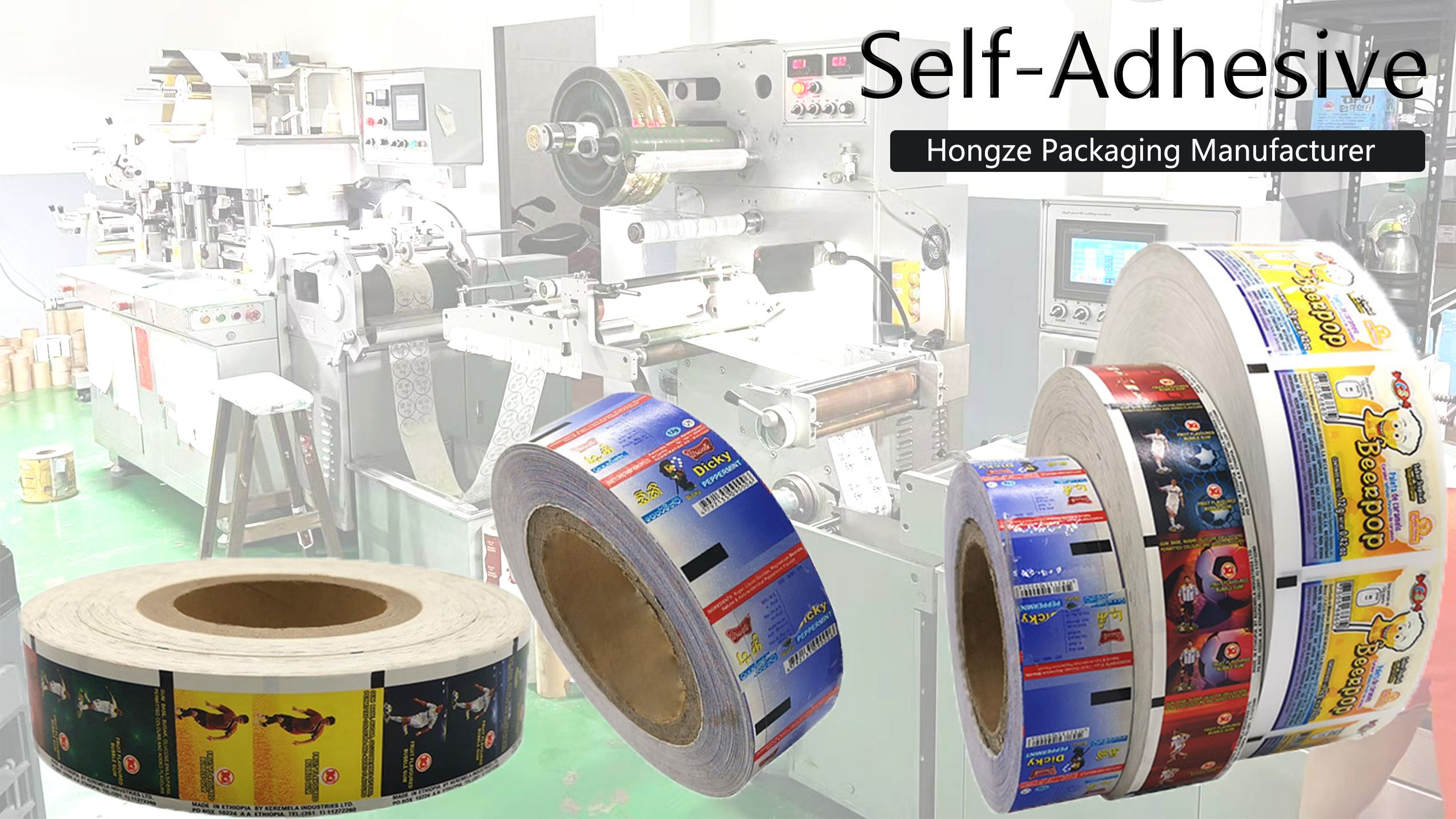 Buy Custom Logo Printing Self Adhesive Label Sticker Paper from Shantou ...