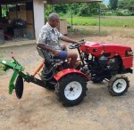 DISC MOWER WITH MINI TRACTOR