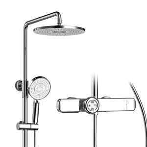 Wall Mounted Shower Set Rainfall Head with Handheld Shower Bathroom System OEM Supplier