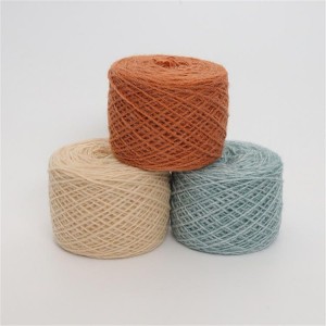 Factory acrylic yarn multi-color dyeing skin-friendly soft anti pilling worsted soft leather
