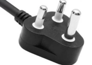 SOUTH AFRICA POWER CORD,SOUTH AFRICA SANS STANDARD SABS STANDARD 3PRONG 16A GROUNDED PLUG