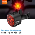 Intelligent Waterproof LED Sensing Bike Brake Taillight