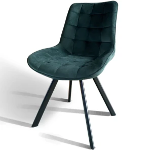 Dining Furniture Luxury Home Decor Backrest Upholstered Velvet Dining Chair