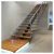 Import American Standard Modern Interior Straight Stair Led Wall Lights Staircase With Wooden Tread from China