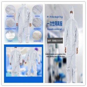 PPE disposable protective clothing isolation suit