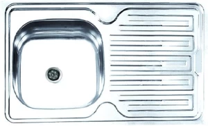 Chrome Kitchen Sink Quality 430 with Dropper