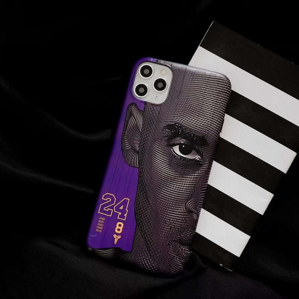 Rip Kobe face gigi basketball player phone case for iphone