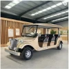 5 8 11 14 Seats Electric Classic Vintage Car Antique Golf Carts 4000W/5000W Vintage Sightseeing Cart