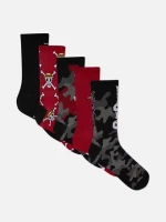 Premium Men's Socks Collection: Graphic, Argyle Dress & Athletic Crew Socks - ZafTex