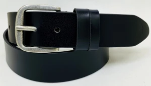 Grain Leather Belt Black