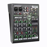 Live Mixer 4Channel Soundcard Interface Bluetooth 48V Phantom Power For Studio PC Recording Party mobile phone live PL4