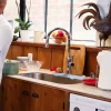 Kitchen Bathroom Faucet Counter Sink Water Prevent Wraparound Splash Catcher Absorbent Mat Dish Drying Pads Silicone Fa