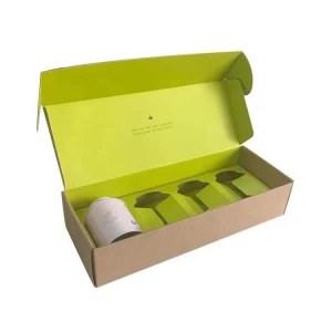Custom Printing Eco Friendly Recyclable Kraft Paper Brown Color Corrugated Cardboard Mailer Shipping Mail Box Custom