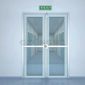 50# glass swing door(door leaf thickness 50mm)