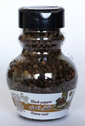 Black pepper grains - Bottle 90 gr
