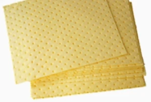 Dimpled Chemical Absorbent Pad for Chemical Spills