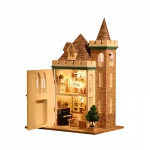 1 24 scale DIY house castle doll house wooden kits miniature furniture
