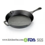 10 inch cast iron pre-seasoned skillet fry pan