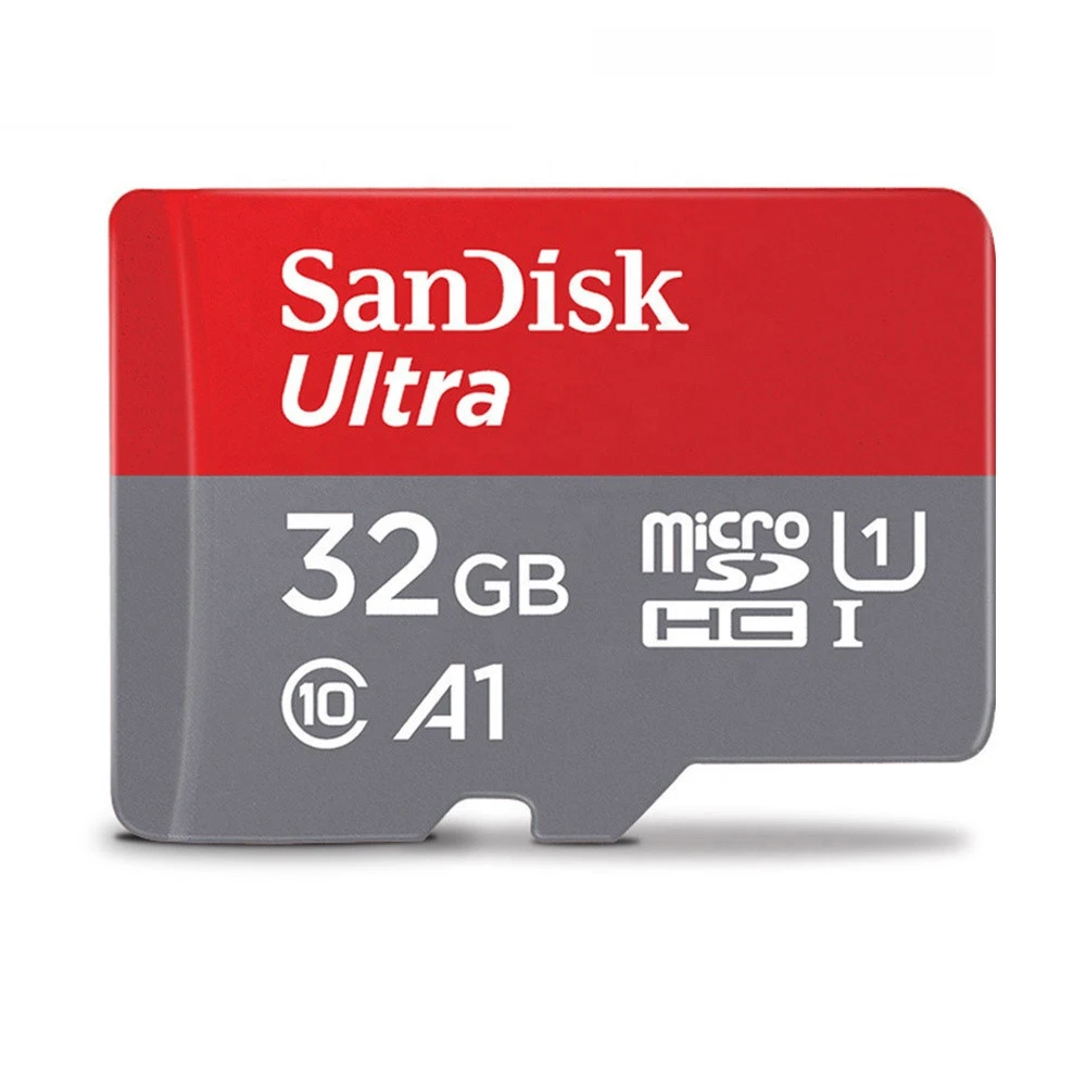 100% Authentic Wholesale SanDisk Mini SD Carte 32GB 64GB 128GB 256GB Flash Micro TF SD Cards A1 Ultra Class 10 U1 U3 Memory Card