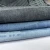 Import 100% cotton denim shirt weight denim Indigo Jacquard patchwork denim, 4.7oz from China
