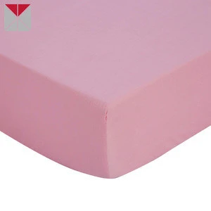 100% Cotton pink baby crib sheets for baby bedding sets bed sheet