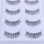 Import 100% human hair made false eyelash various style from China