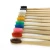 Import 100% Natural Biodegradable Organic Custom Logo Toothbrush Colorful Reusable Bamboo Toothbrush from China