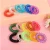 Import 100 pcs Rubber Band Headwear Rope Spiral Shape Elastic Hair Bands Girls Hair Accessories  Gum Telephone Wire from China