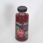 100% Pure Pasteurized Pomegranate Fruit & Aronia Red Berry Juice - Glass Bottle 650ml