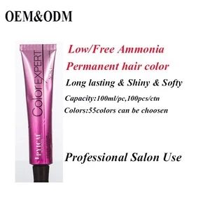100ML 55Colors Salon Use Professional Permanent China Hair Dye