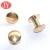 Import 10*6mm 100% solid brass rivet copper rivet for men belt from China
