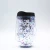 Import 10oz Clear Double Wall Plastic Confetti Stemless Wine Tumbler Drinkware Mug Non Leak Acrylic Wine Glass Cups With Cap For Party from China