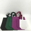 10pcs MOQ Wholesale Cheap Eco Reusable Ultrasonic Non Woven Shopping Tote Bag