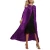 Import 1100Pcs in Stock Women Costume Full Length Crushed Velvet Halloween Cosplay Cloak Hooded Cape from China
