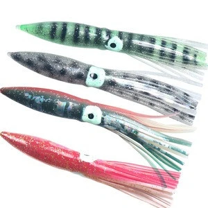 11cm 5g  Soft Octopus Fishing Lures For Jigs Mixed Color  Octopus Skirts Artificial Jigging Bait Squid Skirt Octopus