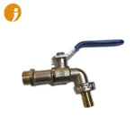 1/2" half brass half zinc ball valve,bibcock tap