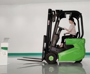 1.2T Electric Forklift With AC Motor For Driving  Forklift Battery Operated Pallet Truck