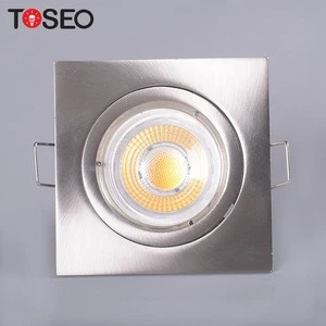 12v 35W/50W/3W/5W/6W zinc alloy grill die casting down light square led recessed downlights ceiling light